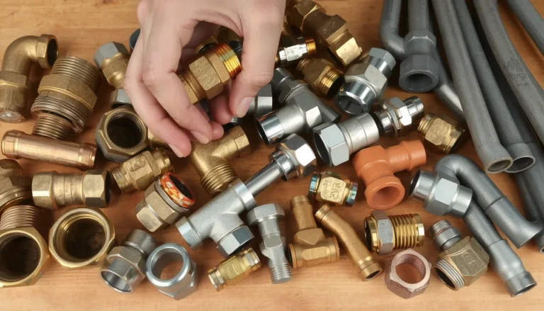 Les différents types de raccords de plomberie : laiton, multicouche, PER, cuivre et PVC