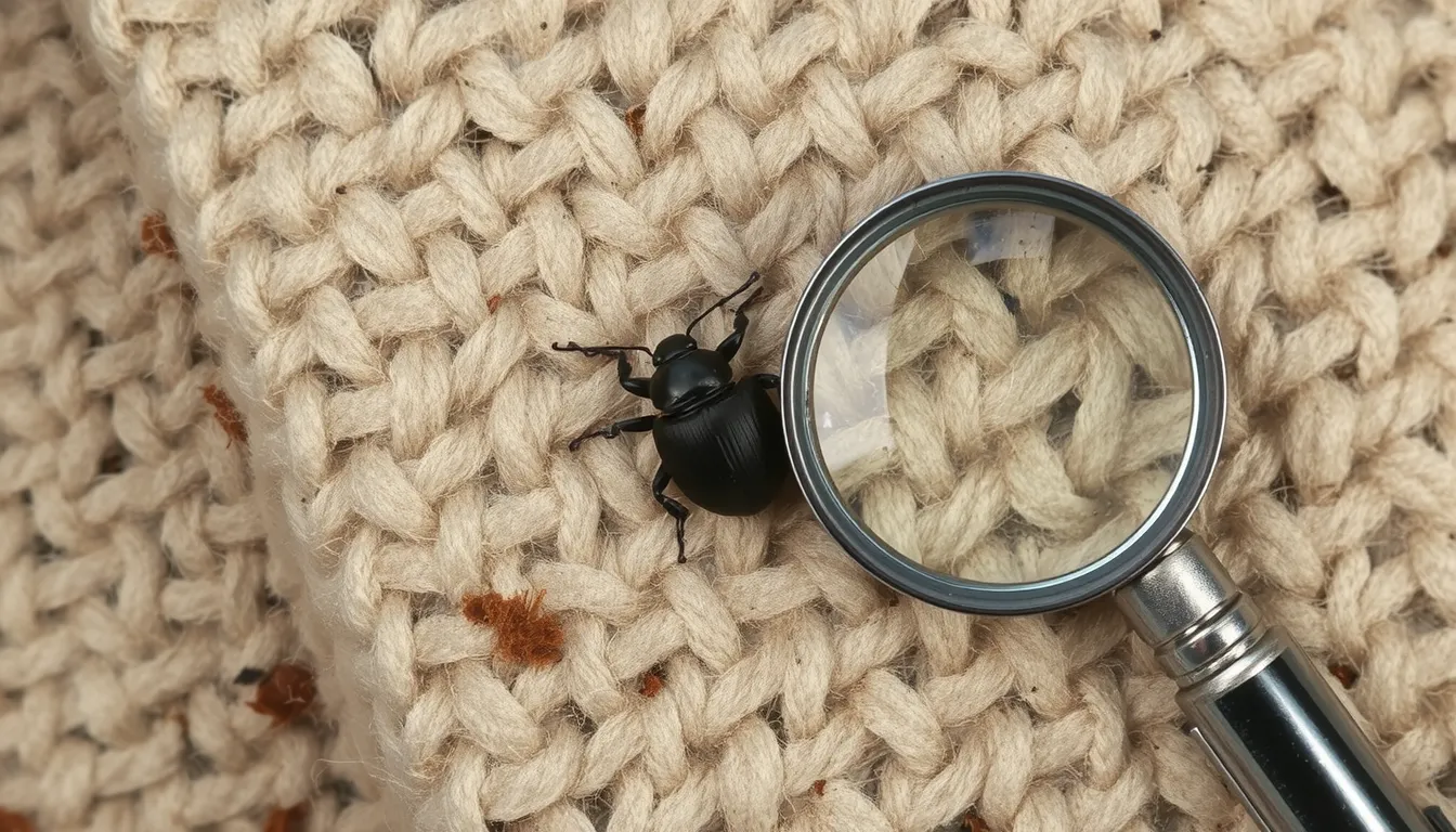 anthrène petit insecte noir rond maison