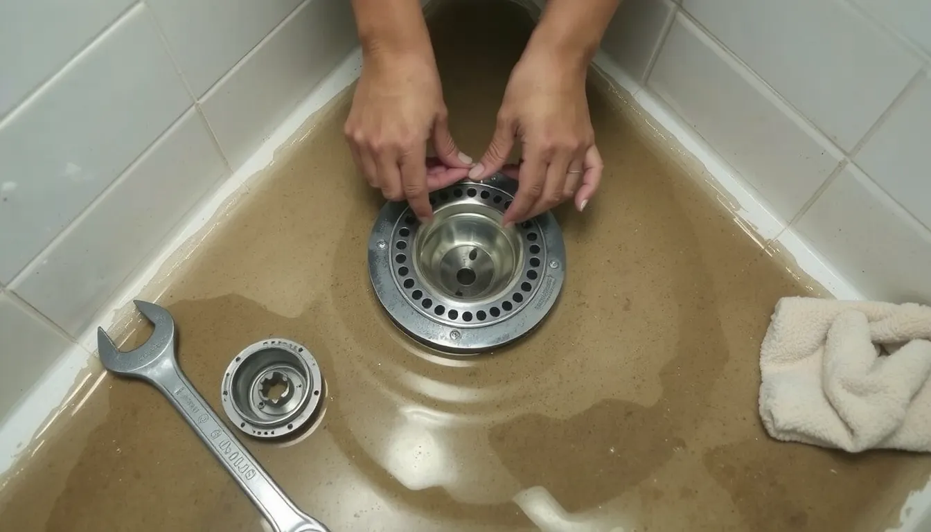 changer bonde de douche