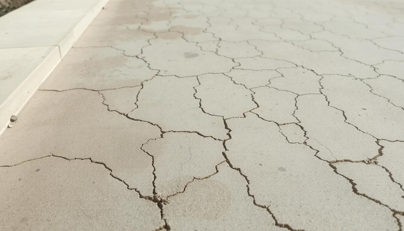 dalle beton qui fissure au sechage causes reparation et