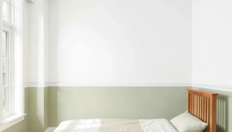 Demi-mur peint dans une chambre : idées, hauteur et tuto complet