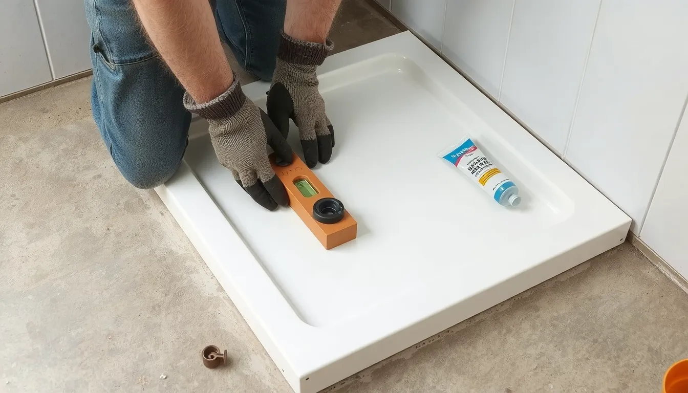 comment poser un receveur de douche sur dalle béton