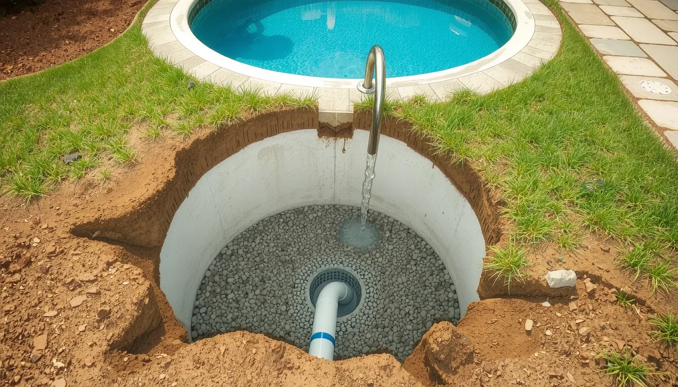 puits de decompression piscine