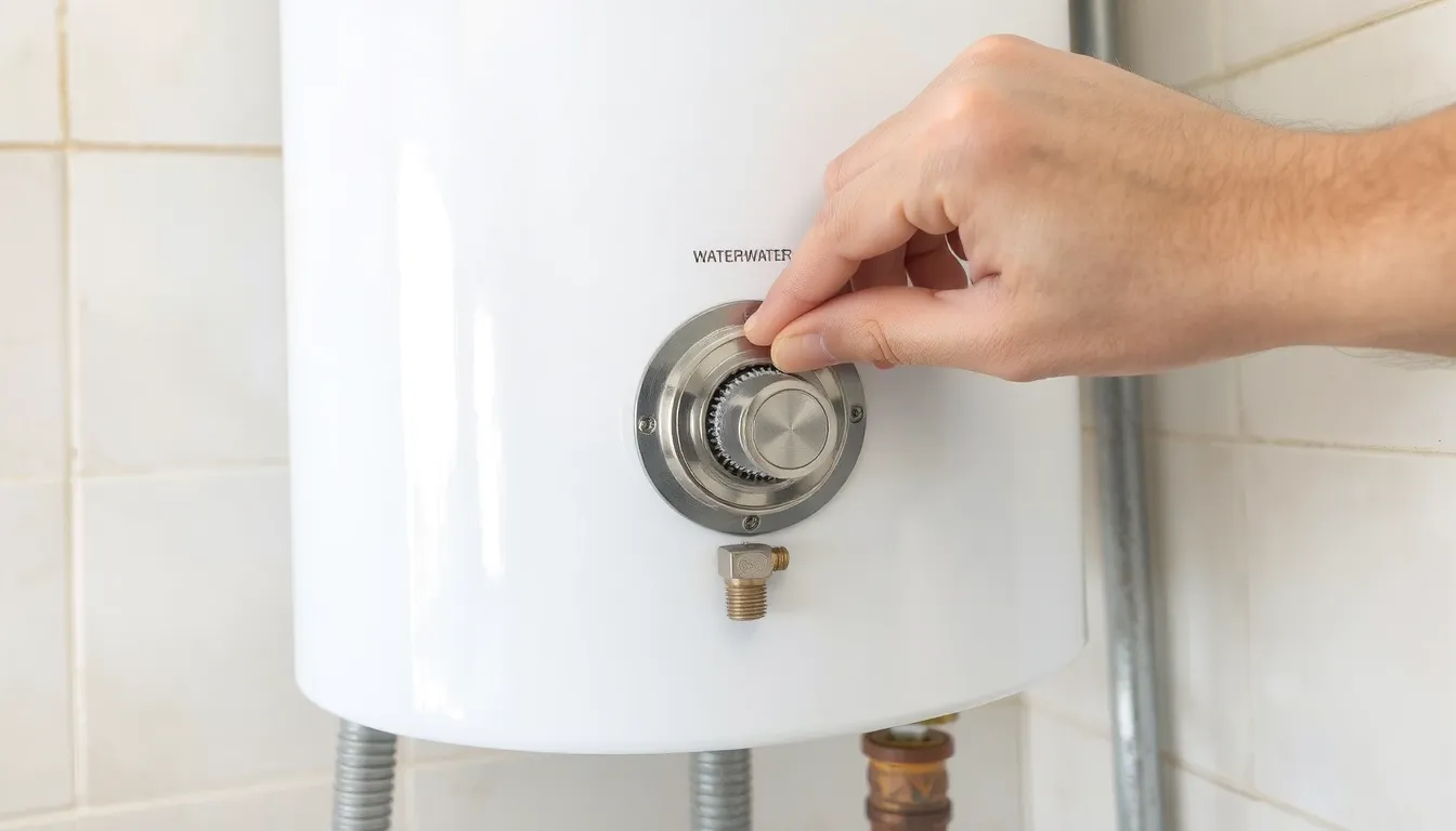 fermer vanne darrivée deau froide chauffe eau